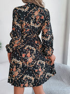 Vintage Pink Floral Pleated Dress - View 20 | WEUXS