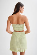 Always Say Goodbye Crochet Mini Skirt Set | Dress In Beauty