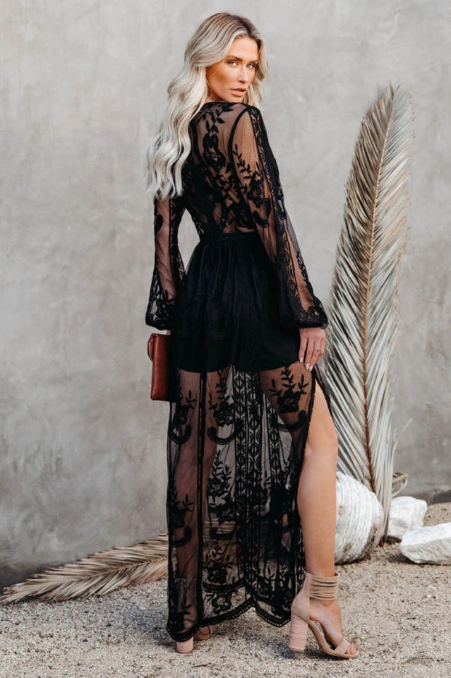 Boho Lace Maxi Dress | Dress In Beauty