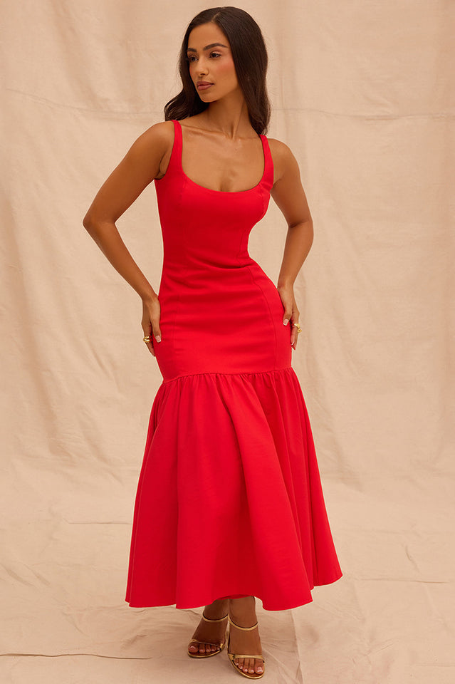 Amore Dropped Waist Midi Dress | Dress In Beauty