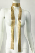 Metal Sequins Necktie Scarf | Dress In Beauty