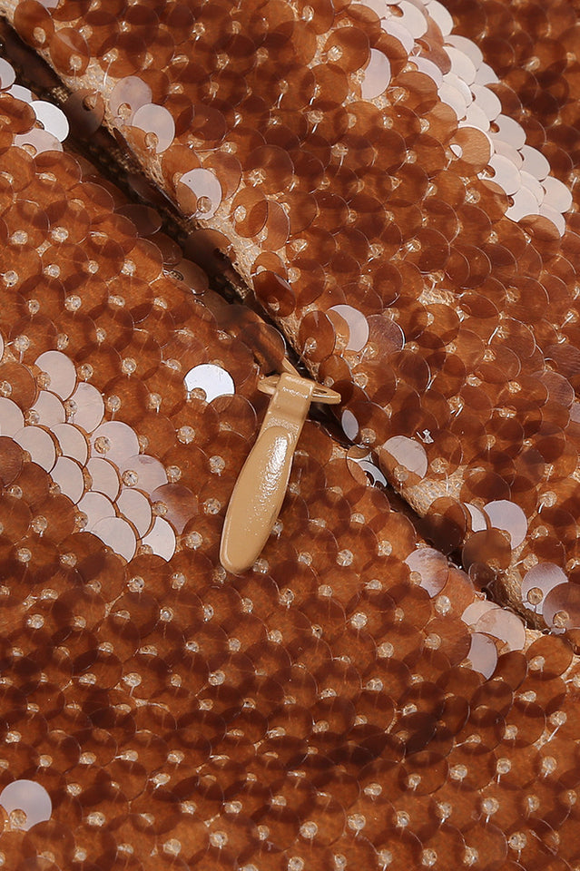 Floral Detail Sequin A Line Corset Dress | Dress In Beauty