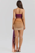 Ombre Mesh Strapless Mini Dress | Dress In Beauty