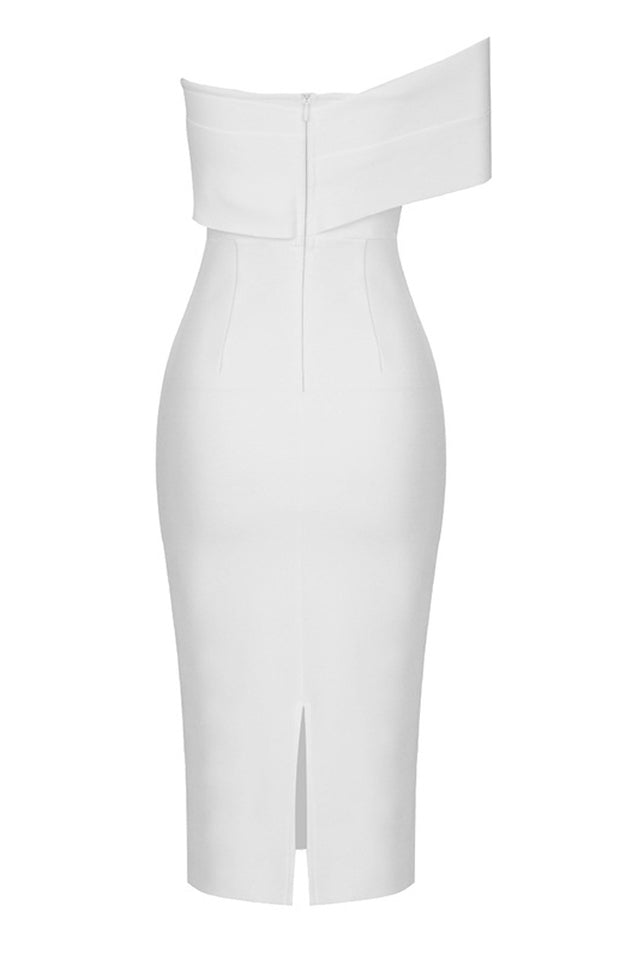 Milla Nova Draped Crepe Midi Dress | Dress In Beauty