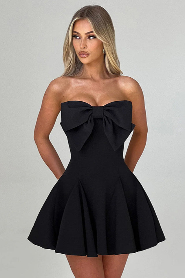 Holly Strapless Skirt with Bow Detail | Dress In Beauty