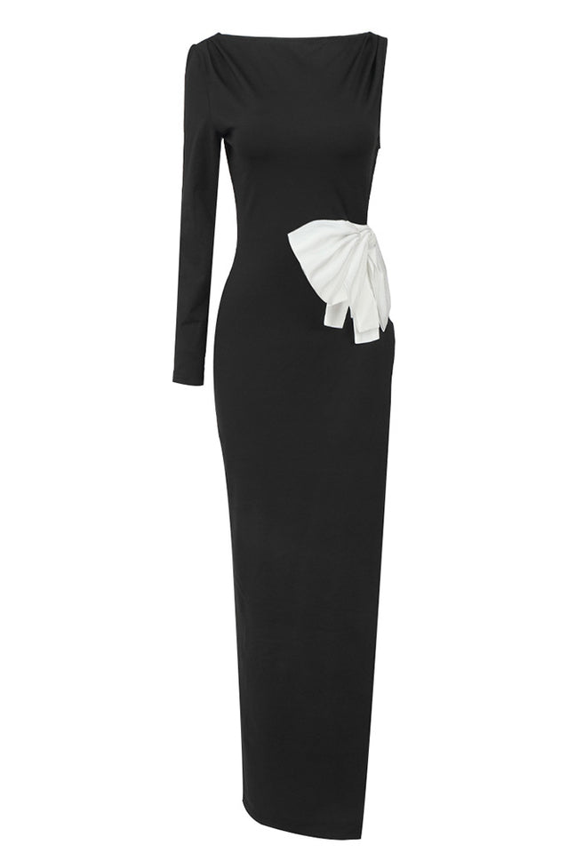 Chloe One Shoulder Bow Detail Dress | Dress In Beauty