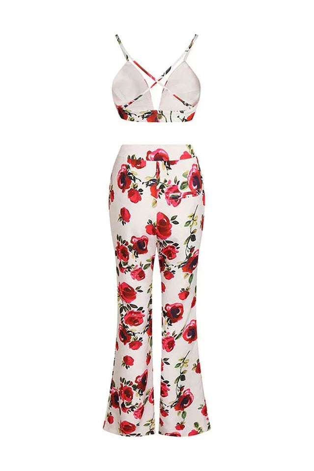 Taning 3 Piece Set With Roses - WEUXS
