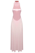 Halter Sheer Flared Dress | Dress In Beauty