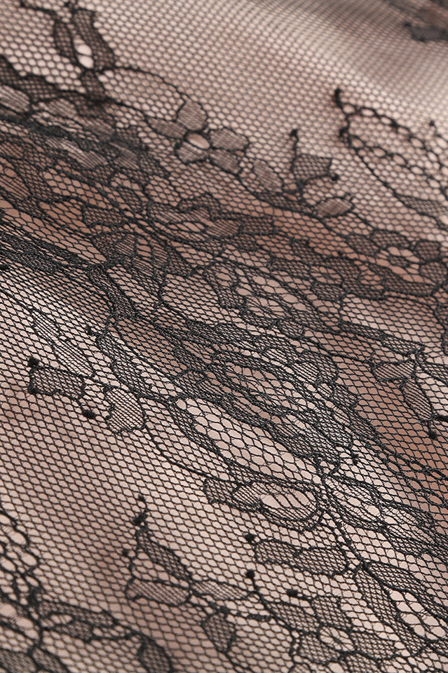 Elizabeth Strapless Lace Puff Dress | Dress In Beauty