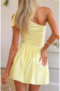 Luther Yellow Mini Dress | Dress In Beauty