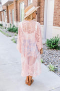 Hollow Out Lace Kimono Cover Up | Dress In Beauty
