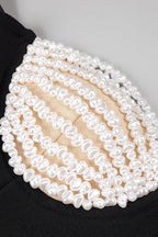 Baroque Pearl Chest Cup Dress - WEUXS