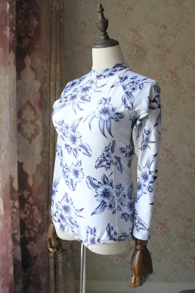 One Piece Surfing Diving Suit With Zipper - Dress In Beauty