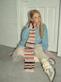 Bouclé striped wool blend scarf - View 7 | WEUXS