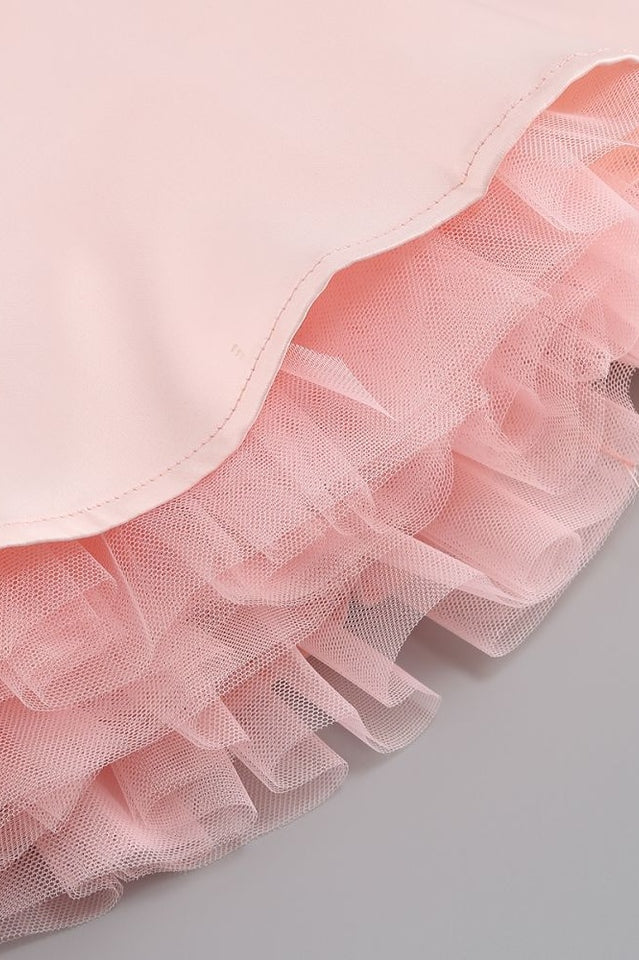 Mademoiselle Ballerina Pink Tulle Mini Dress | Dress In Beauty