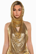Venus Hoodie Metallic Top | Dress In Beauty