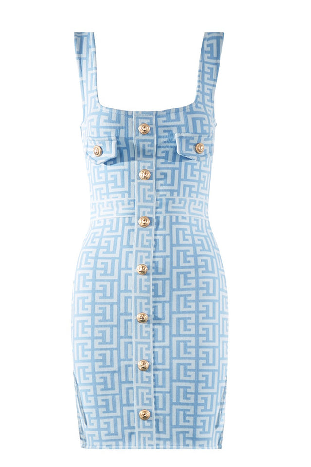 Jacquard Bandage Mini Dress | Dress In Beauty
