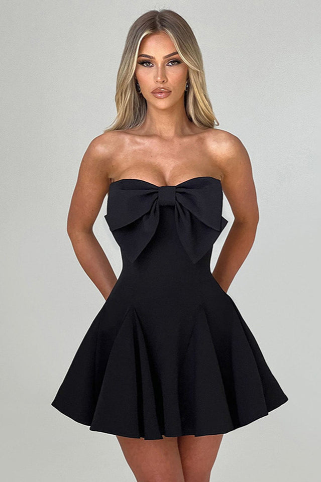 Holly Strapless Skirt with Bow Detail | Dress In Beauty