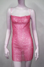Nancy Glitter Mini Dress - WEUXS