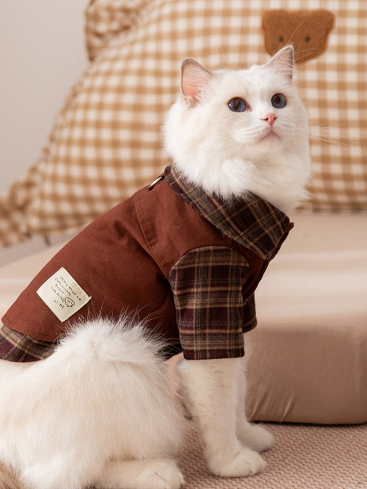 Pet plaid shirt dress - View 6 | WEUXS