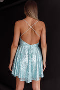 Lace-Up Beaded A-Line Dress | Dress In Beauty