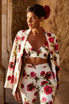 Taning 3 Piece Set With Roses - WEUXS