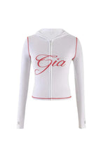 Zipper V-Neck Hoodie and Track Pant Set - View 20 | WEUXS