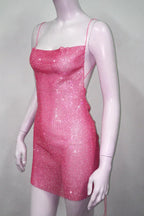 Nancy Glitter Mini Dress - WEUXS