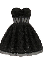 Floral A-Line Corset Dress - View 17 | WEUXS