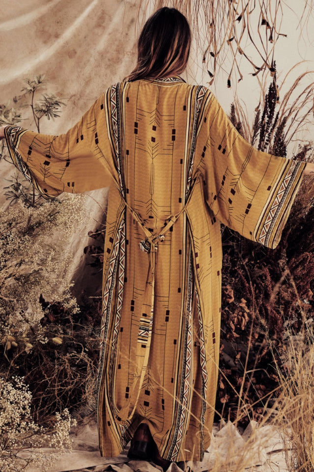 Boho Tie Dye Kimono Blouse | Dress In Beauty