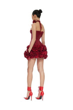 Elegant strapless rosette mini dress - View 15 | WEUXS