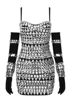 Brisbane Rhinestone Embellished Mini Dress - View 17 | WEUXS
