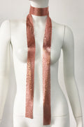 Metal Sequins Necktie Scarf | Dress In Beauty