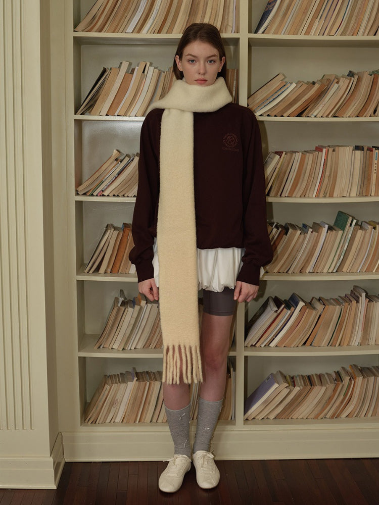 Ombre wool blend scarf - View 18 | WEUXS