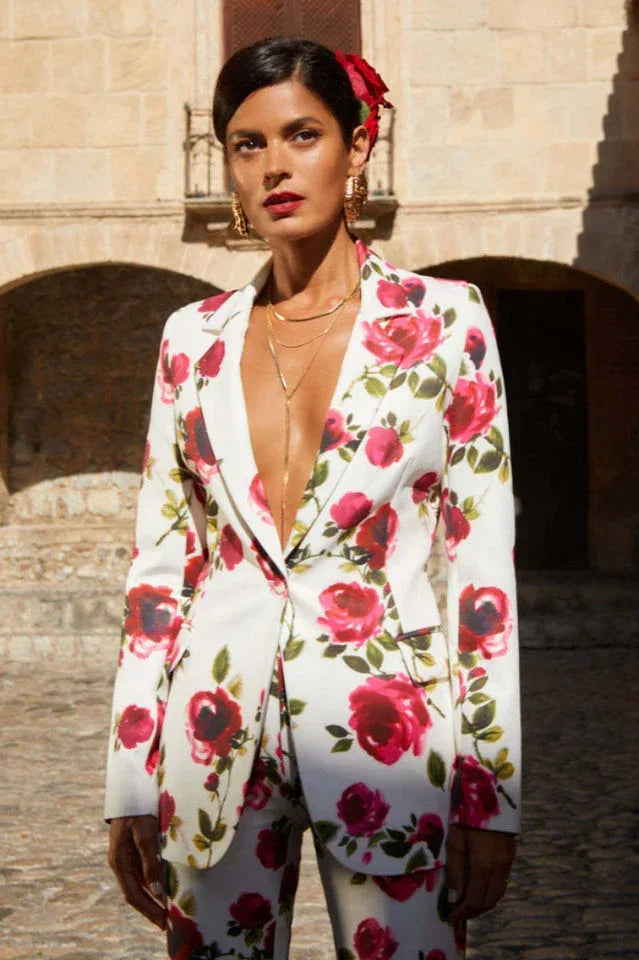 Taning 3 Piece Set With Roses - WEUXS