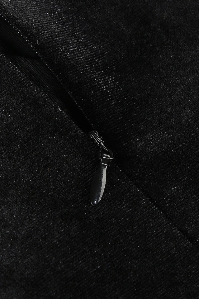 One Sleeve Pearl Floral Maxi Velvet Dress | Dress In Beauty