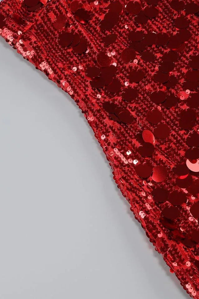 Sequin Strapless Mini Dress - View 14 | WEUXS
