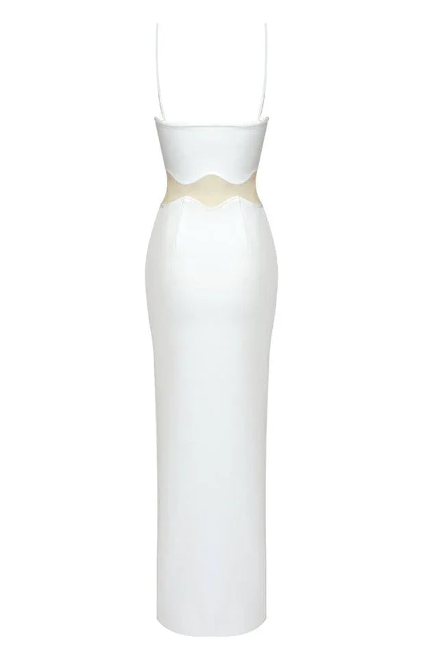Jennifer Black Bandage Slip Maxi Dress - View 13 | WEUXS
