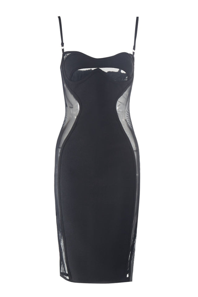 Scarlette Black Mesh Dress | Dress In Beauty