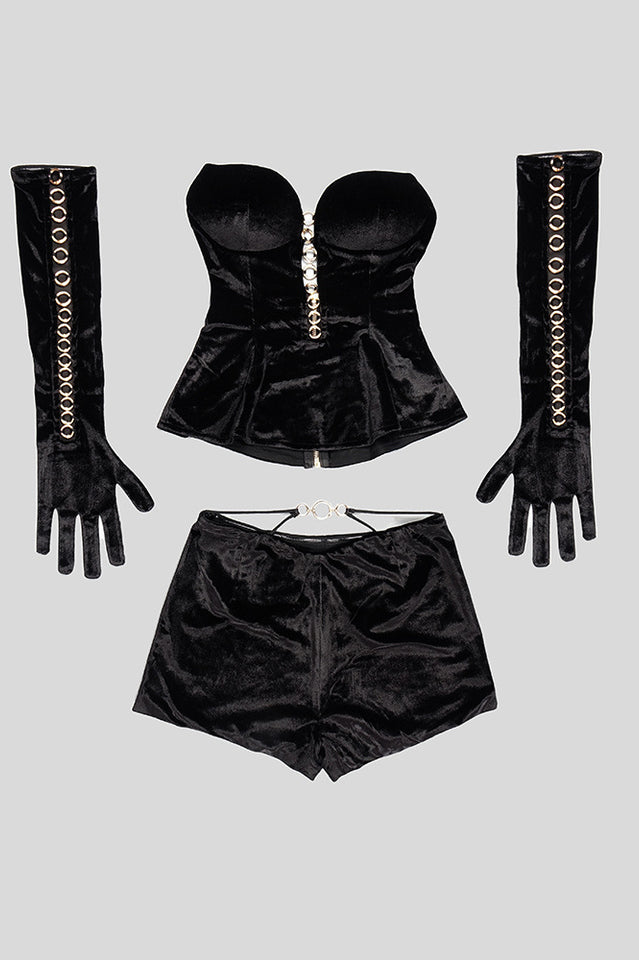 Sahara Tube Top +Shorts 3 Piece Set | Dress In Beauty