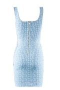Jacquard Bandage Mini Dress | Dress In Beauty