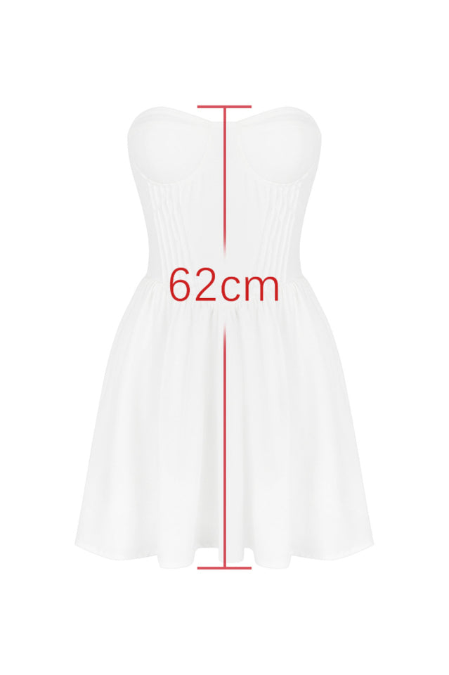 Strapless Bustier A Line Dress | Dress In Beauty