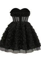 Floral A-Line Corset Dress - View 18 | WEUXS
