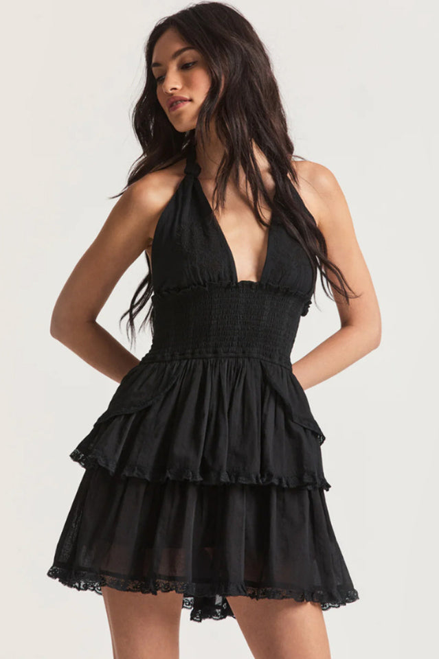 Deanna Floral Halter Dress | Dress In Beauty