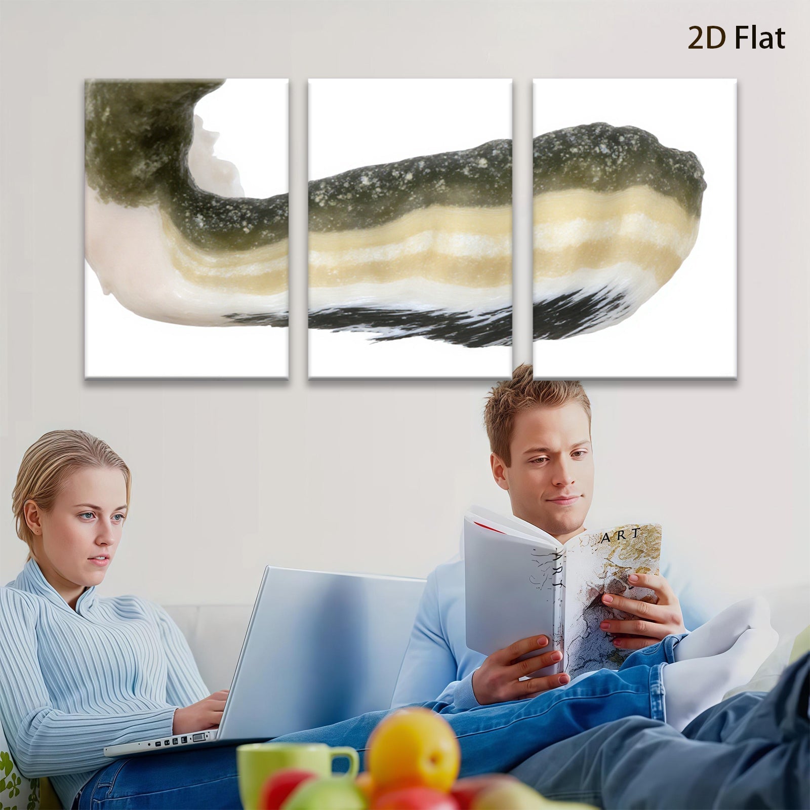 2D flat 1pc Abstract Bird Portrait Wall Art Canvas Print Living Room Bedroom Decor Farmhouse Style Modern Minimalist Gallery Wrapped Artwork Trending Now