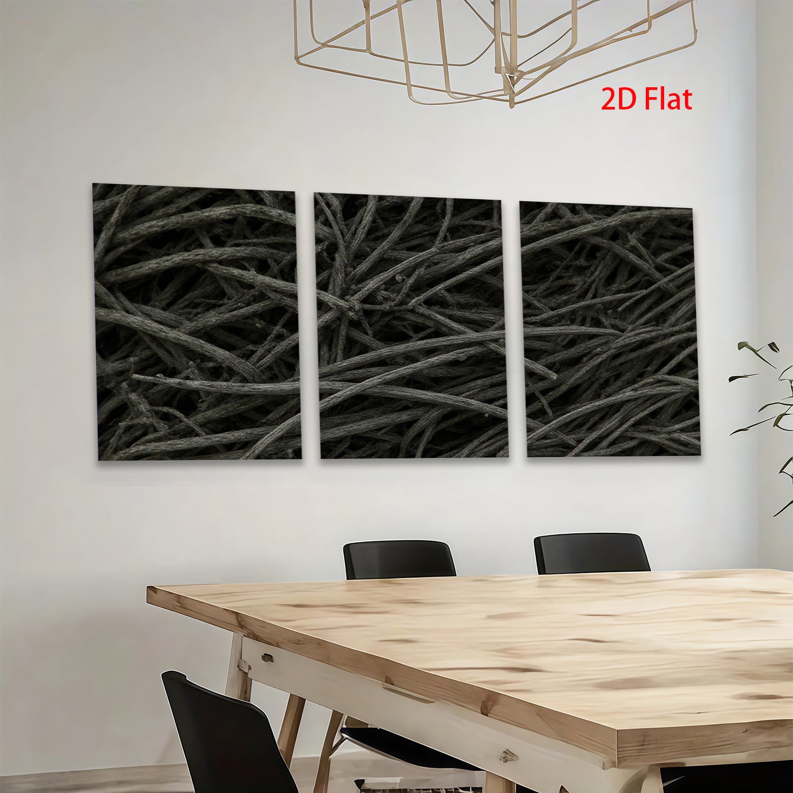 2D flat 1pc Abstract Charcoal Lines Modern Wall Art Decor for Living Room Bedroom Home Office Gallery Wrapped Canvas Prints Farmhouse Rustic Minimalist Textured Artwork
