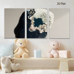 2D flat 1pc Abstract Coastal Rock Formation Wall Art Decor for Living Room Bedroom Office Gallery Wrapped Canvas Prints Modern Farmhouse Style Home D��cor