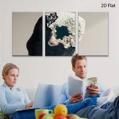 2D flat 1pc Abstract Coastal Rock Formation Wall Art Decor for Living Room Bedroom Office Gallery Wrapped Canvas Prints Modern Farmhouse Style Home D��cor