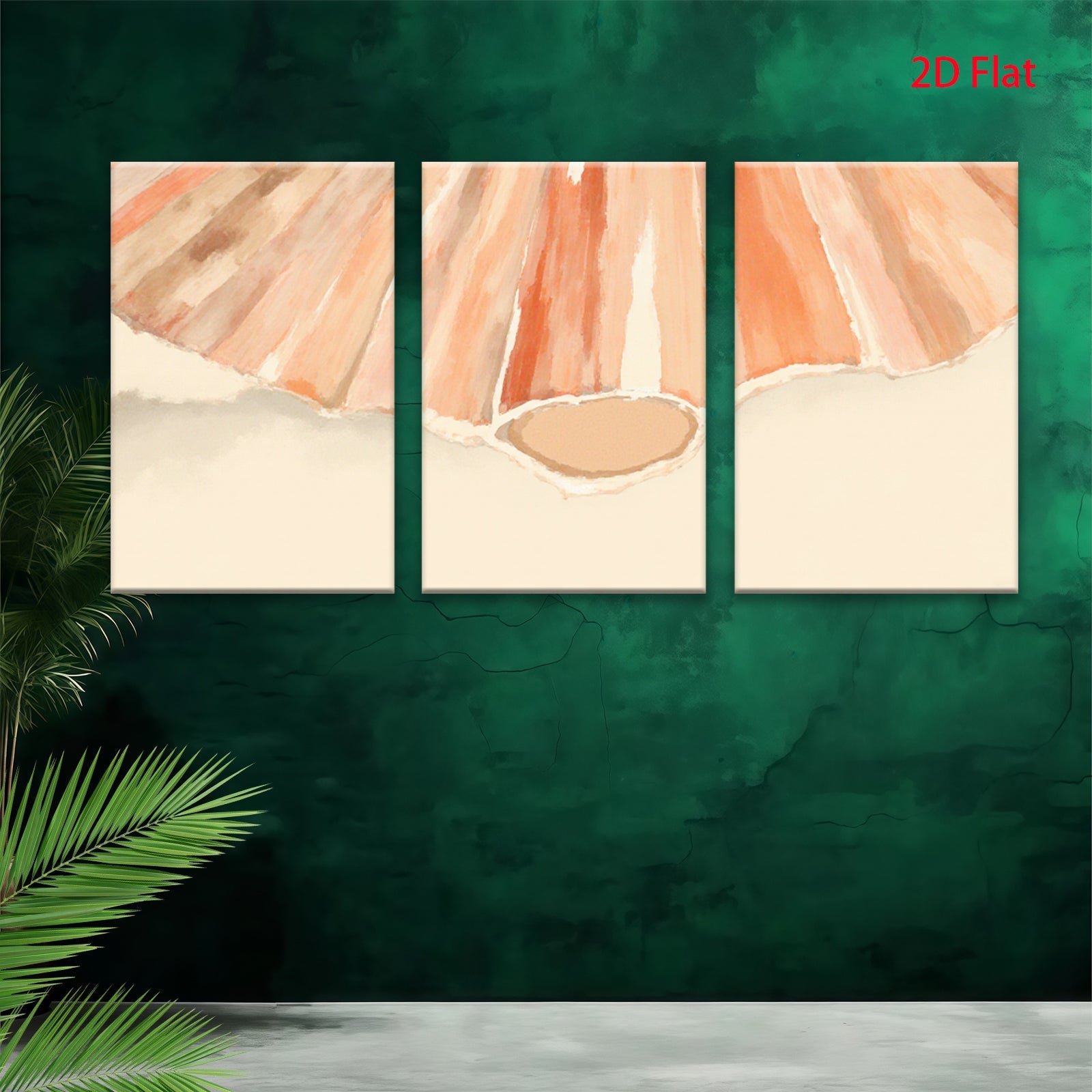 2D flat 1pc Abstract Floral Bloom Canvas Wall Art for Living Room Bedroom Home Decor Modern Farmhouse Style Gallery Wrapped Ready to Hang