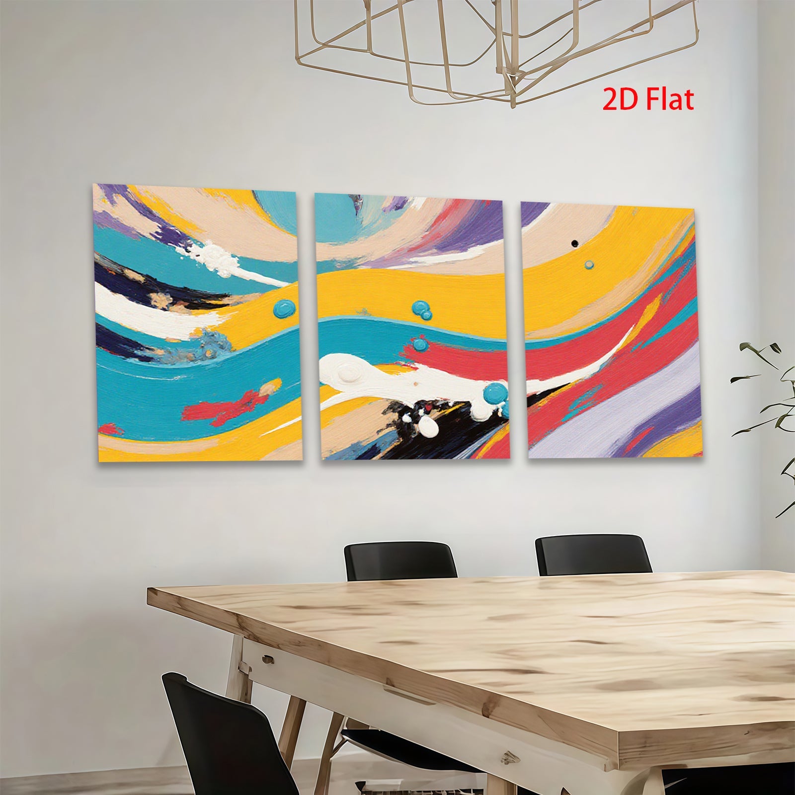 2D flat 1pc Abstract Fluid Swirls Modern Wall Art Decor Living Room Bedroom Gallery Wrapped Canvas Prints Colorful Home Accents Trending Now Stylish Design